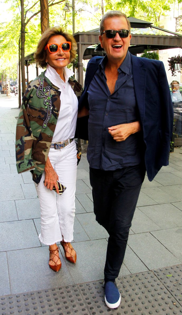 Mario Testino y Naty Abascal, juntos por las calles de Madrid