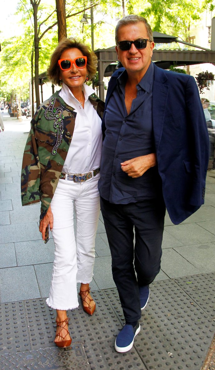 Mario Testino y Naty Abascal, juntos por las calles de Madrid