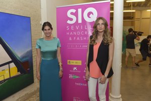 Lourdes y Sibi Montes presentan su colección de vestidos de novia de Analinen en Sevilla