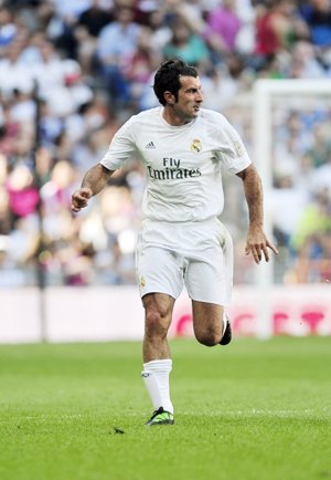 Luis Figo, antigua leyenda del equipo blanco