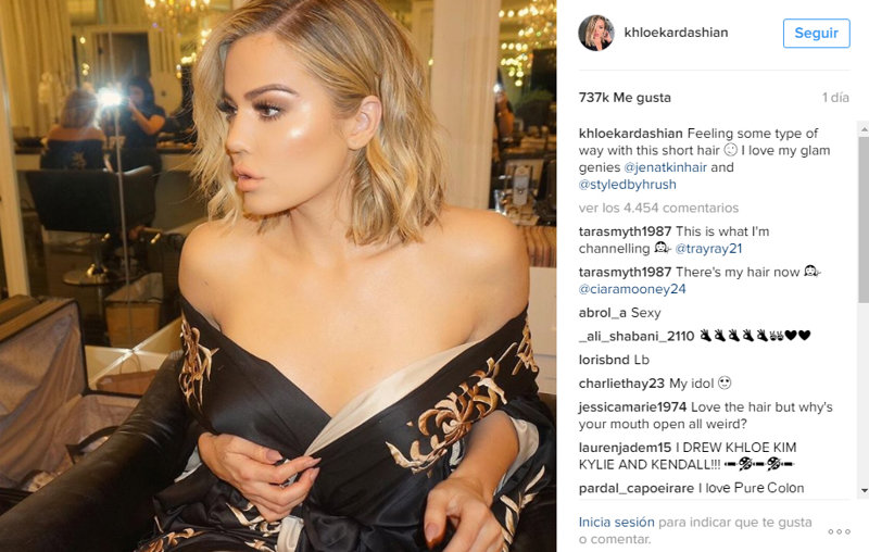 Khloé Kardashian se pasa al bob más atrevido y está más favorecida que nunca