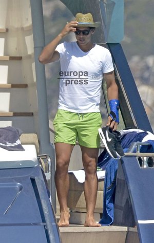 Rafa Nadal disfrutando de sus vacaciones en Ibiza
