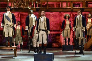 Lin-Manuel Miranda y el reparto de 'Hamilton'