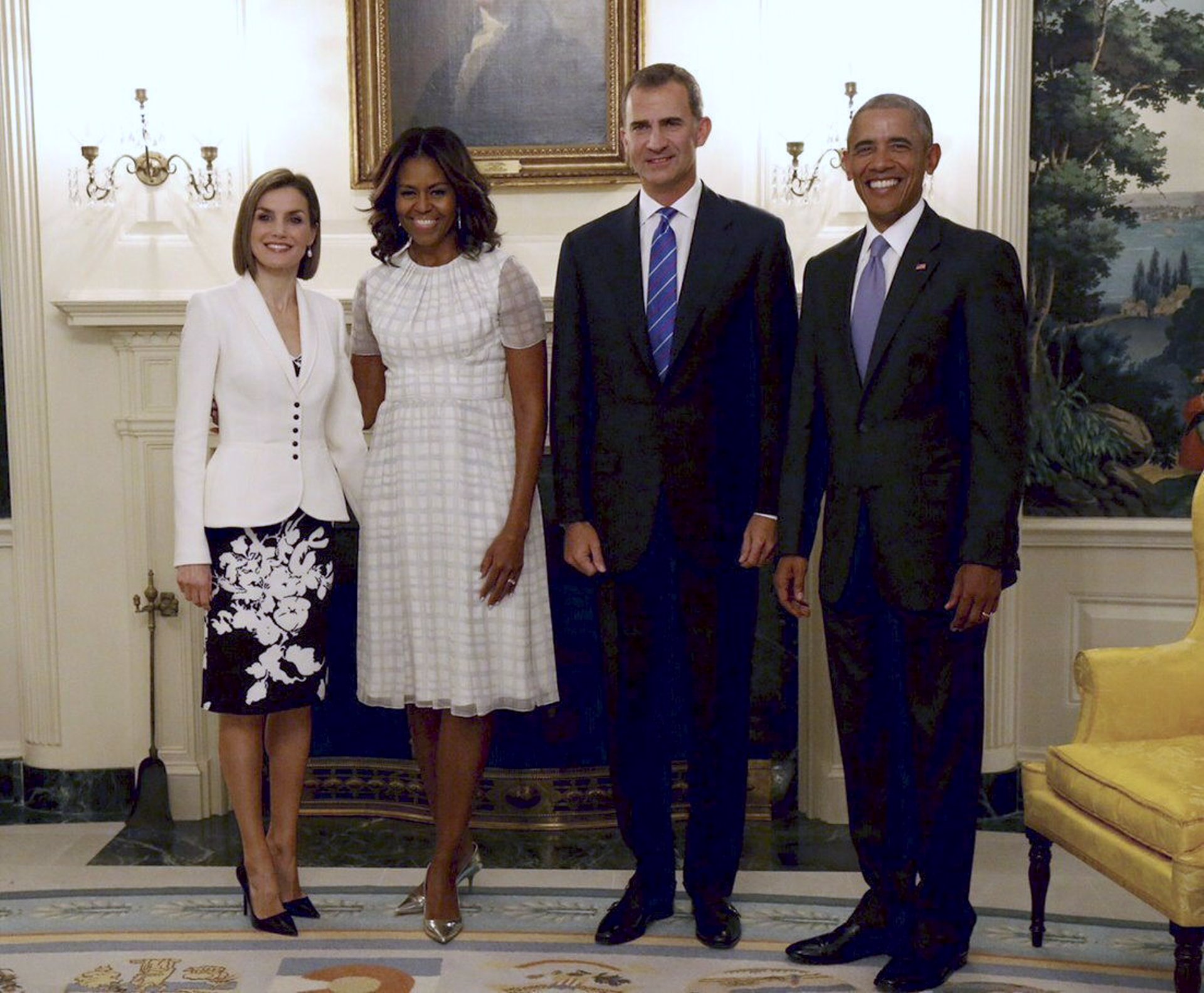 michelle obama y la reina letizia