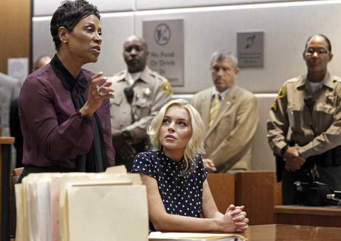 lindsay lohan ante la justicia