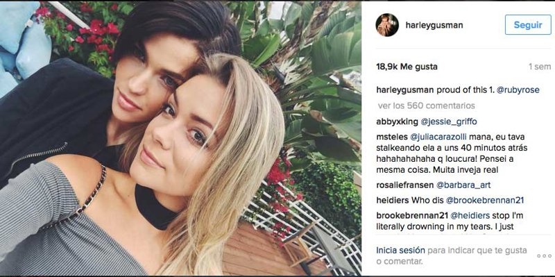 Ruby Rose y Harley Gusman 