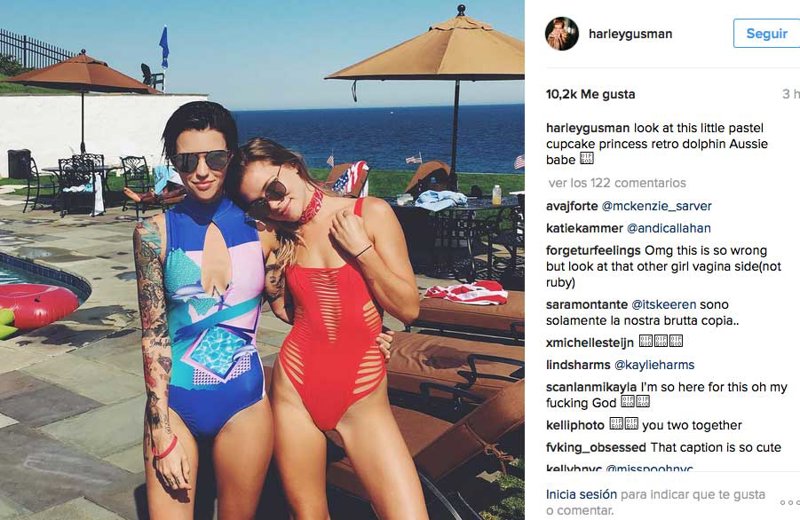 Ruby Rose y Harley Gusman 