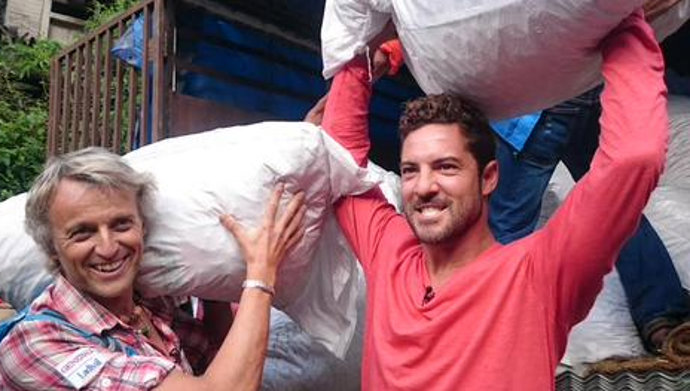 Jesús Calleja y David Bisbal