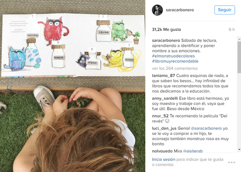 INSTAGRAM SARA CARBONERO CON MARTÍN