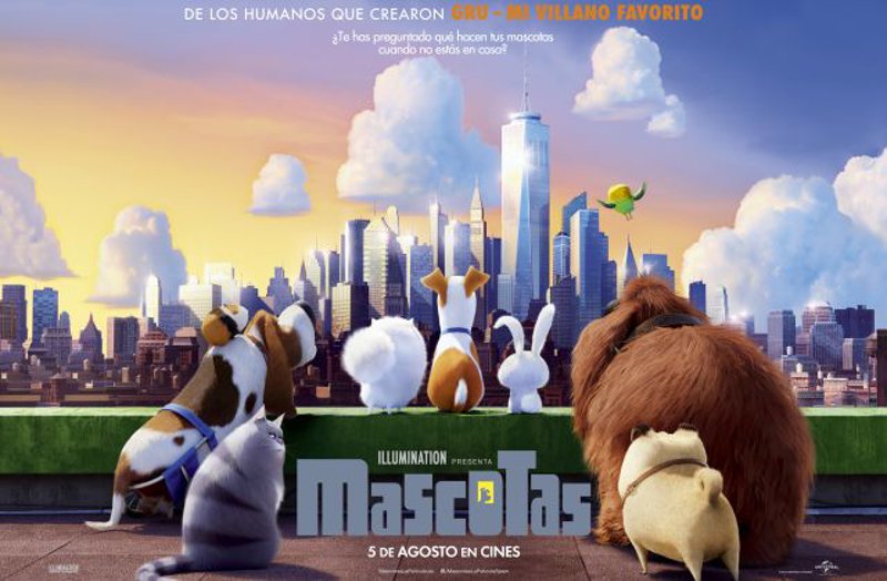pelicula Mascotas estreno en cine este fin de semana