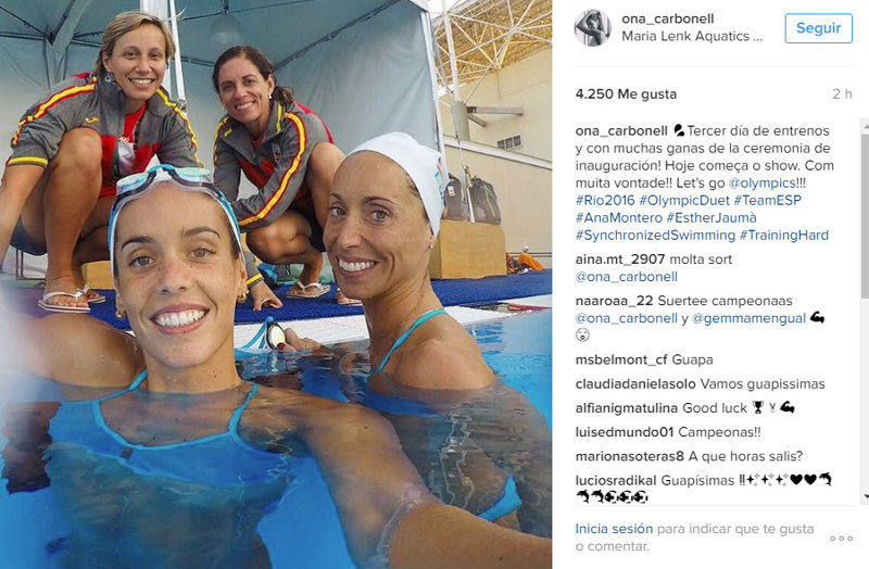 Ona Carbonell Instagram Juegos Olímpicos