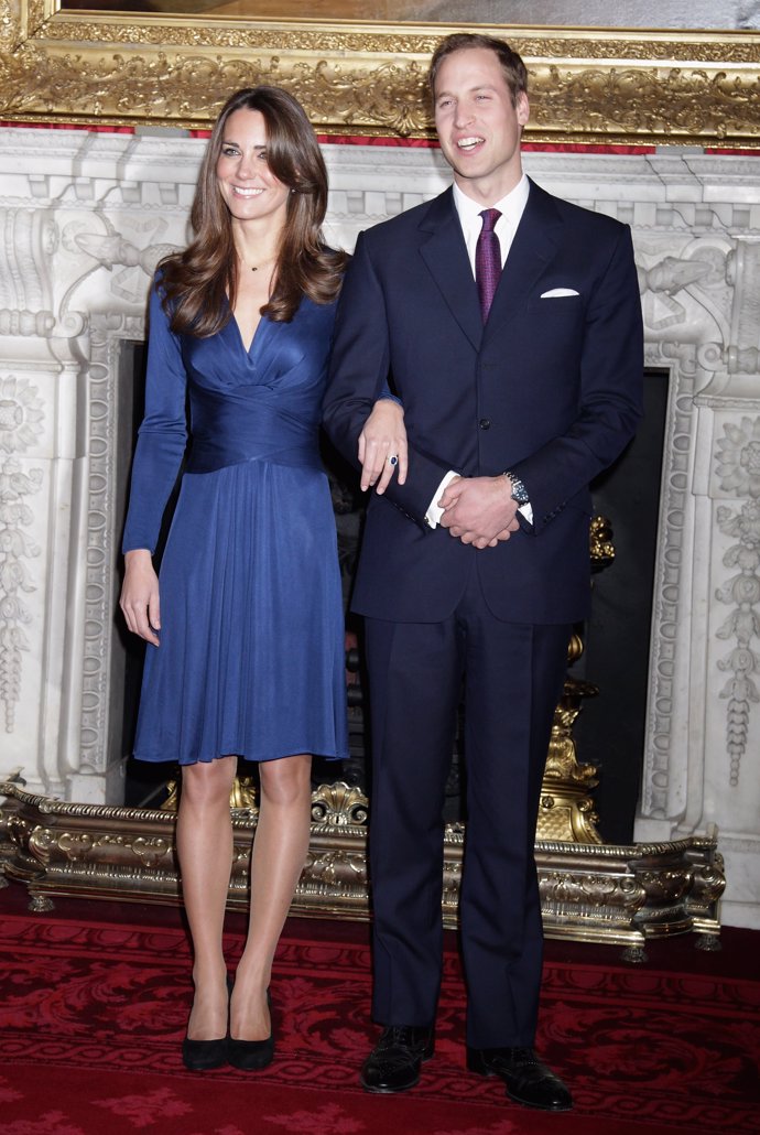 principe william y kate middleton en su pedida de mano