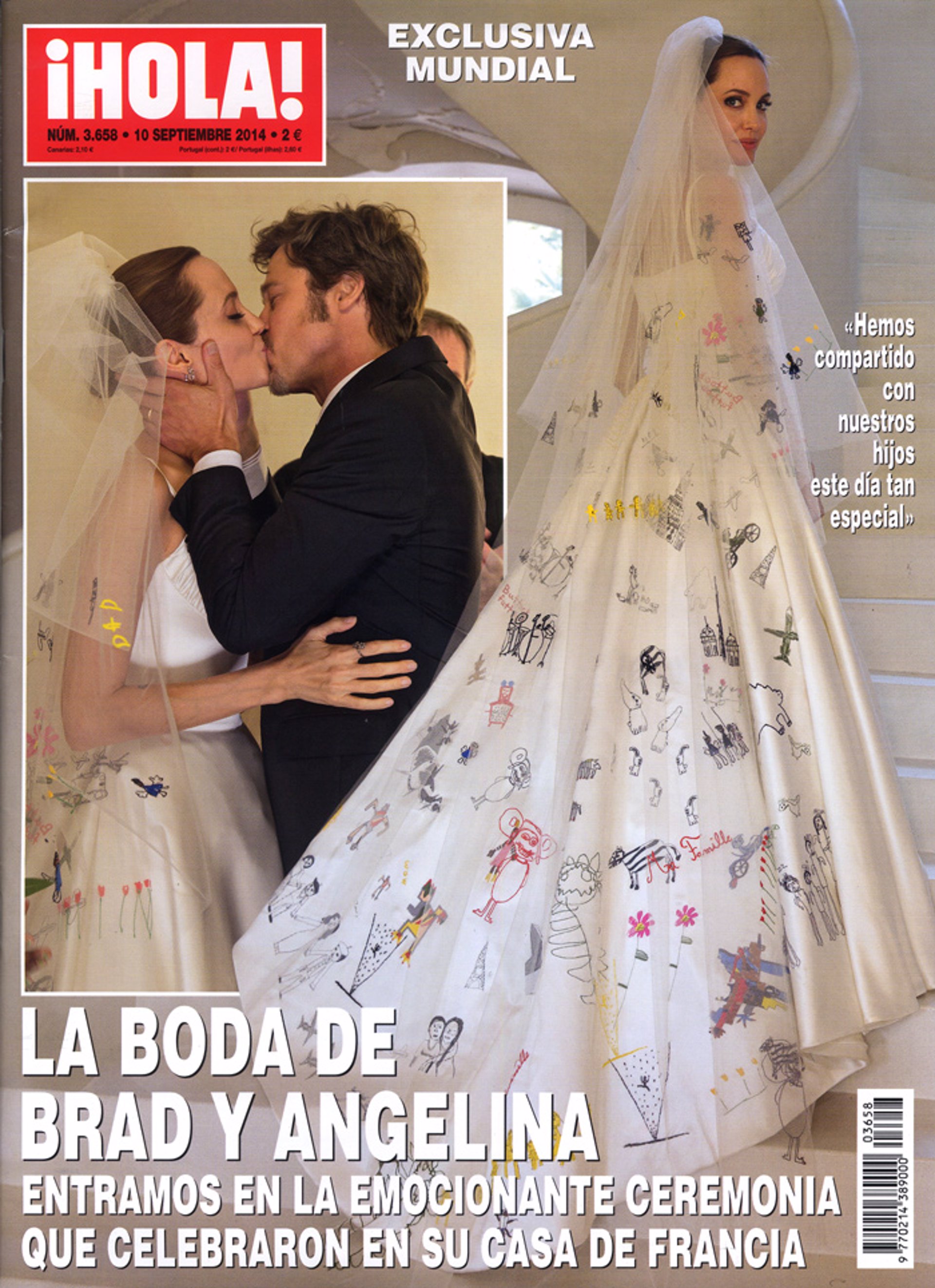 portada de su boda en francia