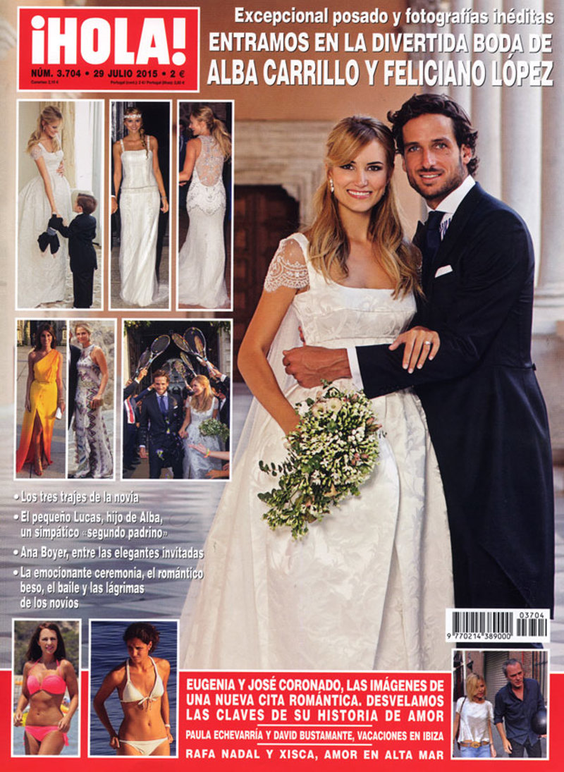 tras la boda de fonsi y marta castro: repasamos todos los vestidos