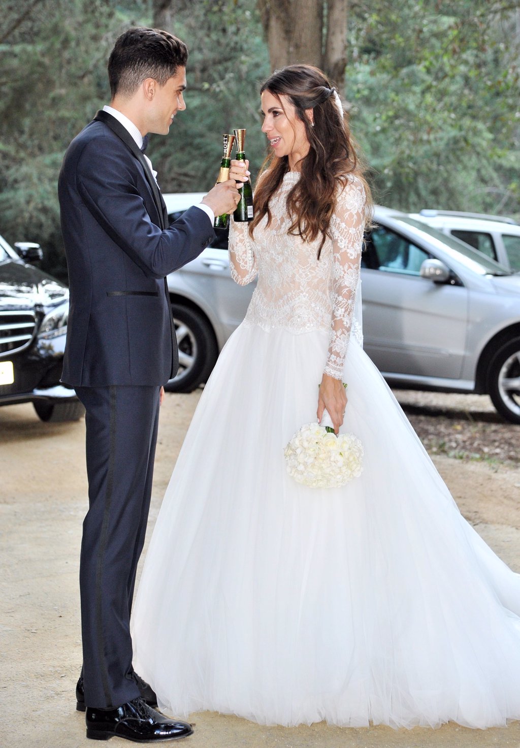 Melissa Jiménez, espectacular el día de su boda con Marc ...