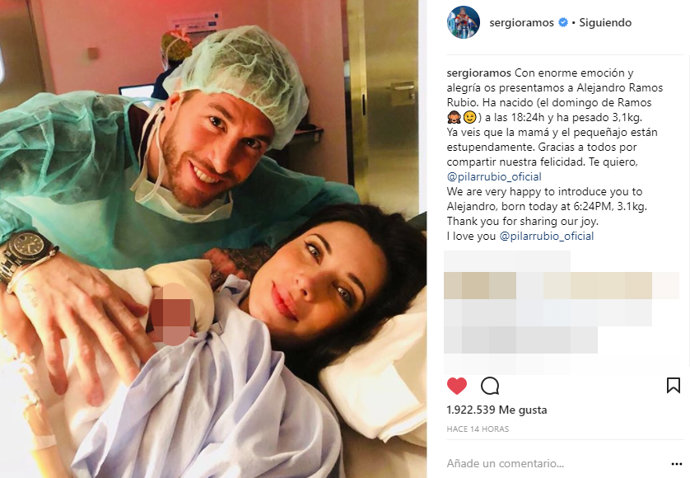 Pilar Rubio y Sergio Ramos