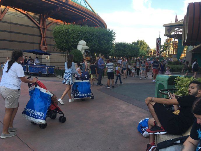 Luis Alfonso de Borbón y Margarita Vargas, compras en Disneyland París