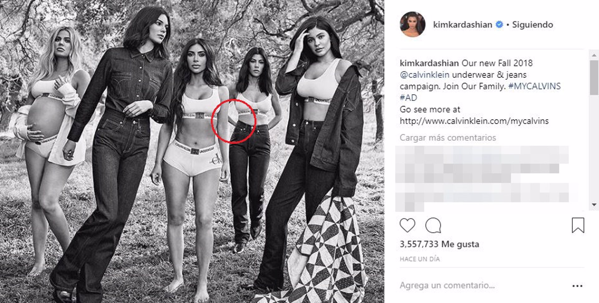 El clan Kardashian se desnuda para Calvin Klein con polémica por el Photoshop