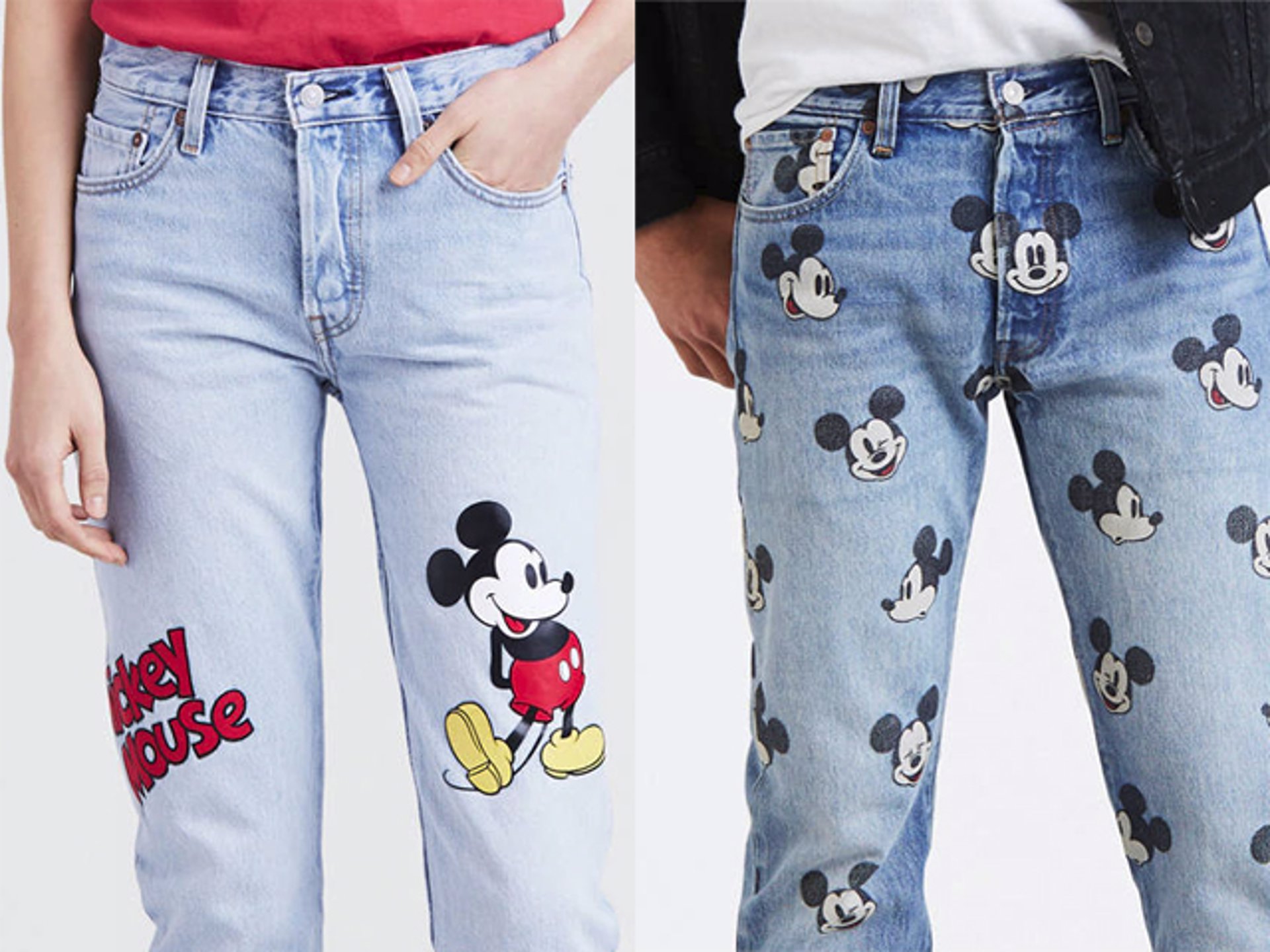 pantalones vaqueros Mickey Mouse