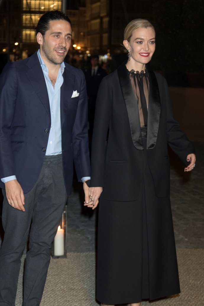 Marta Ortega y Carlos Torretta en su boda por la noche