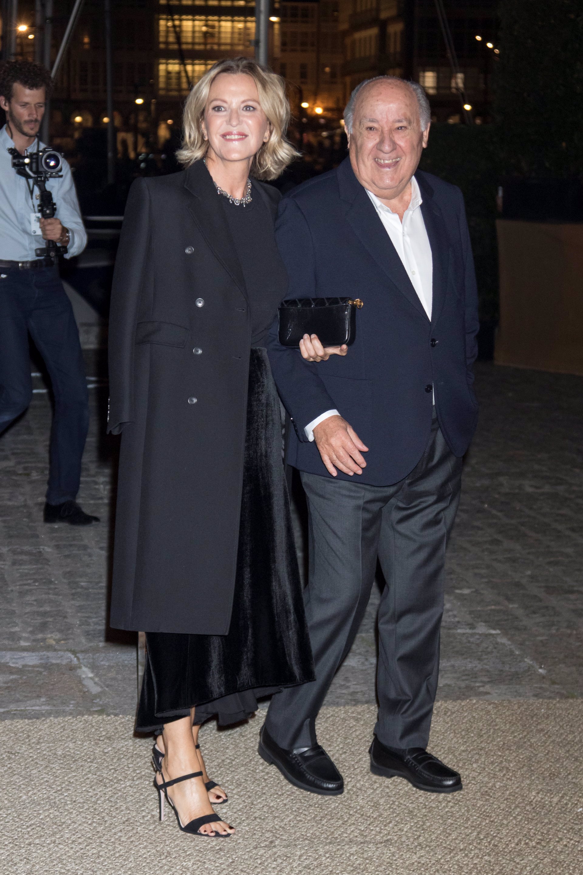 Amancio Ortega y su mujer Flora Pérez, felices en la boda de su hija Marta Ortega con Carlos Torretta, foto oficial