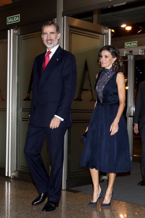 Los Reyes Felipe y Letizia, en el concierto homenaje por el 40 aniversario de la Constitución