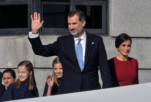 La Princesa Leonor y la Infanta Sofía, protagonistas el día del 40 aniversario de la Constitución