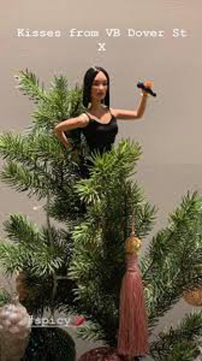 victoria beckahm arbol navidad con posh 2018