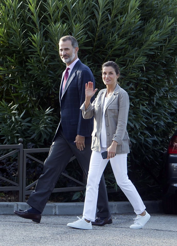 La Reina Letizia a cara lavada sin maquillar 2018