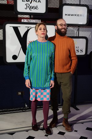 Ágatha Ruiz de la Prada con los zapatos que no quería llevar