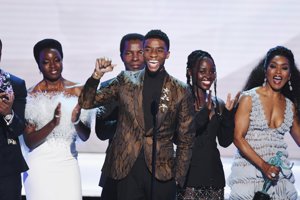 Elenco de Black Panther en la 25 edición de los 'SAG'- Getty