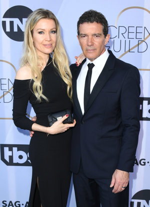 Antonio Banceras y Nicole Kimpel en la 25 edición de los 'SAG'- Getty