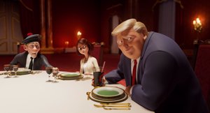 Donald Trump protagoniza un conflicto diplomático en Reino Unido, en la película Corgi