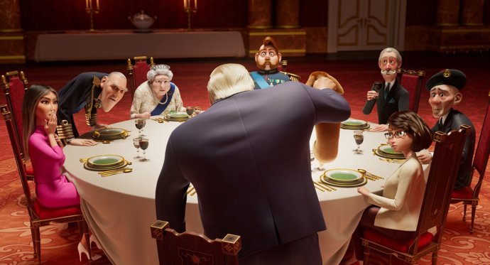 Donald Trump protagoniza un conflicto diplomático en Reino Unido, en la película Corgi