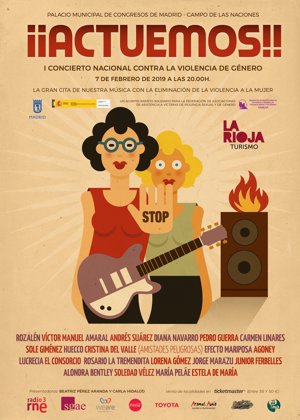 Rozalén, Víctor Manuel, Amaral y más artistas, unidos contra la violencia de género- ¡Actuemos!