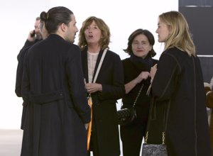 Marta Ortega , Carlos Torreta y sus suegros en ARCO