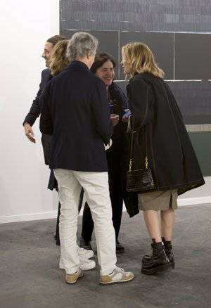 Marta Ortega , Carlos Torreta y sus suegros en ARCO