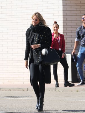 Alba Carrillo sale de las instalaciones de Telecinco