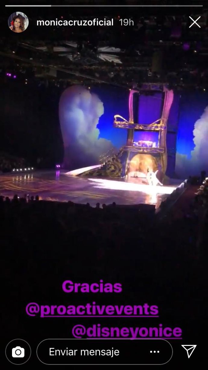 disney on ice, mónica cruz. también le gusta port aventura, parque atracciones