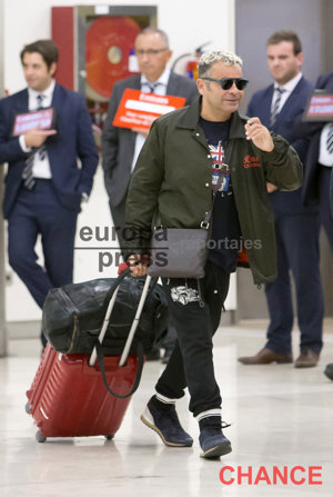 Jorge Javier aterriza en Madrid