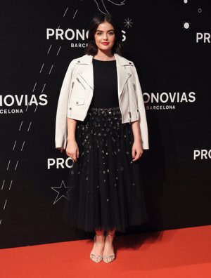 Lucy Hale, 'Pretty Little Liars', la más esperada en la Barcelona Bridal Fashion Week