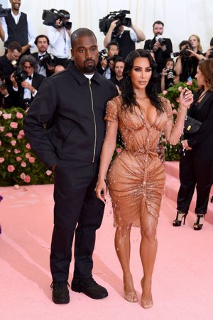 Kim Kardashian West Y Kanye West en la Gala Met 2019