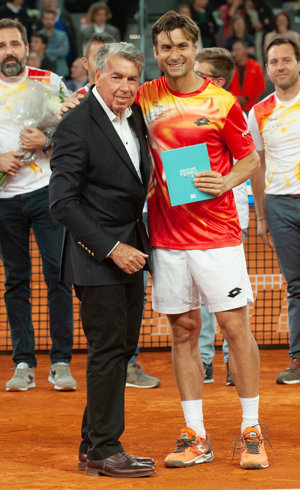 David Ferrer se despide de las pistas en el Mutua Madrid Open
