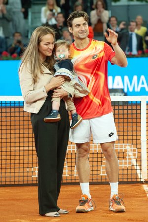 David Ferrer se despide de las pistas en el Mutua Madrid Open