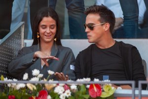 Victoria Federica y Gonzalo Caballero, complicidad y amor en el Mutua Madrid Open