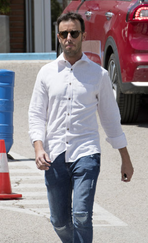 Sara Carbonero recibe la visita de su compañero Matías Prats