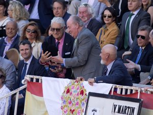 El Rey Juan Carlos cumple con su cita en Las Ventas en la semana de su retirada