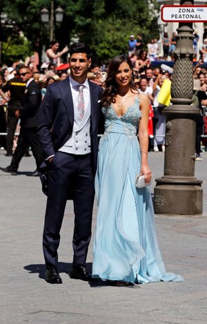 Marco Asensio y Sandra Garal