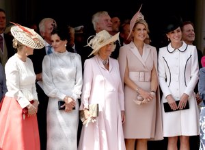 Kate Middleton, la Reina Letizia, Máxima de Holanda y Camila de Cornualles en Windsor