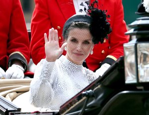 La Reina Letizia en Ceremonia de investidura del Rey Felipe VI como caballero de la Orden de la Jarretera